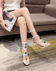 Sanon Stone Embellished Gladiators