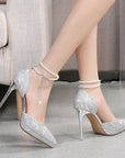 Alenna Pearl String Wedding Shoes