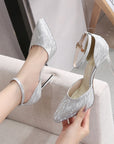 Alenna Pearl String Wedding Shoes