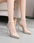 Alenna Pearl String Wedding Shoes
