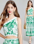 Sylvie Printed Skirt Set