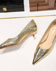 Madison Textured Kitten Pumps