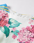 Lucille Jaquared Floral Printed Dress
