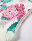 Lucille Jaquared Floral Printed Dress