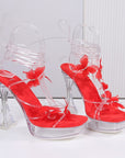 Melanie Antiskid Butterfly Tie Up Sandals