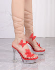 Melanie Antiskid Butterfly Tie Up Sandals