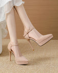 Saige High Heels- Suede