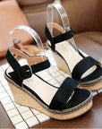 Hailey Open Toe Wedges