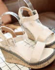 Hailey Open Toe Wedges