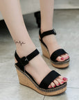 Hailey Open Toe Wedges