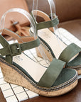 Hailey Open Toe Wedges