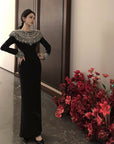 Vivian Long Black Dress