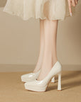 Naomi Luxe High Heel Pumps