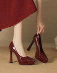 Naomi Luxe High Heel Pumps
