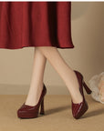 Naomi Luxe High Heel Pumps