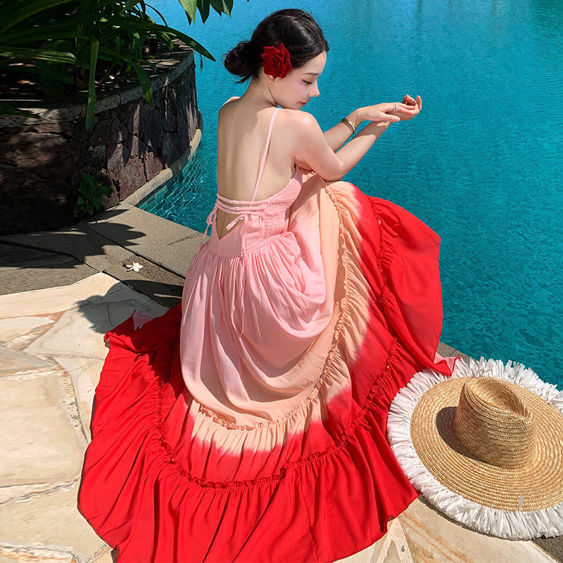 gradient maxi dress Miller Gradient Maxi Dress