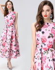 Gabriella Floral Dress-Pink