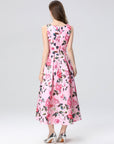 Gabriella Floral Dress-Pink