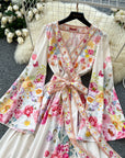 Leilani Floral Maxi Wrap Dress