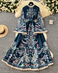 Grace Paisly Print Maxi Dress