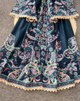 Grace Paisly Print Maxi Dress