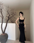 Cora Black Corset Dress