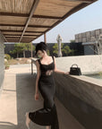 Cora Black Corset Dress