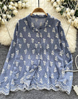 Maisie Cotton Embroidery Shirt