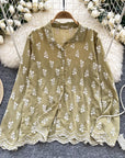 Maisie Cotton Embroidery Shirt