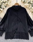 Danna Cotton Lace Shirt