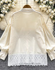 Danna Cotton Lace Shirt
