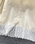 Danna Cotton Lace Shirt