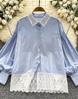 Danna Cotton Lace Shirt