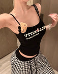 Wren Printed Built-In Bra Top