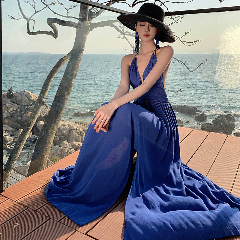 Lena Side Slit Maxi Dress  VRV LABEL