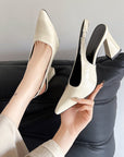 Sling Back block heels