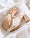 Open Toe Low Heel Sandal