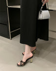 Saint Laurent Open Toe High Heels Pattern 3