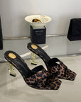 Saint Laurent Open Toe High Heels Pattern 3