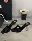 Saint Laurent Open Toe High Heels Pattern 3