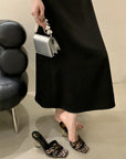 Saint Laurent Open Toe High Heels Pattern 3