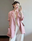 Thea Linen Blazer