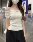 Hayden Rivet Soft Knit Top