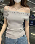 Hayden Rivet Soft Knit Top