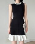 VERV Sondra Pearl Knit Short Dress