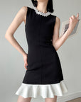 VERV Sondra Pearl Knit Short Dress
