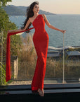 Giselle Backless Maxi Dress