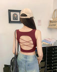 Remi Criss-Cross Back Padded top