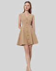 Lilliana Pleated Knit Dress