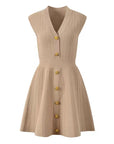 Lilliana Pleated Knit Dress